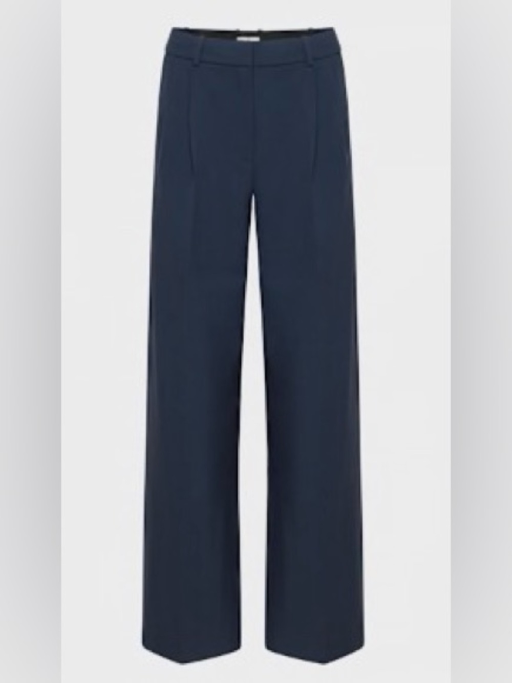Babaton Wide Leg Navy Women's Pants - Classic Tailored Style